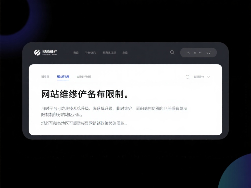 网站维护或限制：有时平台会进行系统升级或临时维护，